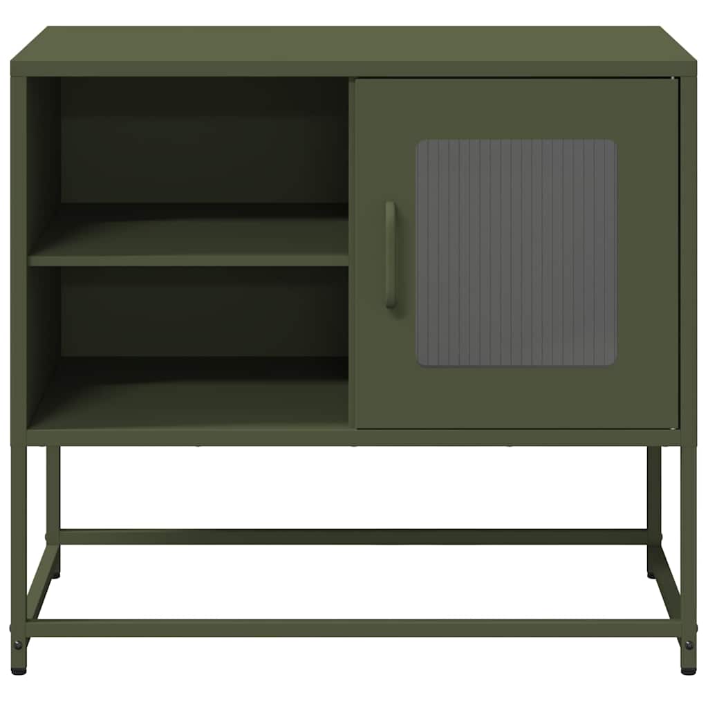 vidaXL TV cabinet 100.5x39x60.5 cm steel black