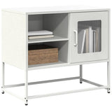 vidaXL TV cabinet 100.5x39x60.5 cm steel black