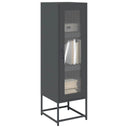 vidaXL Hoge kast 36x39x123 cm koudgewalst staal antracietkleurig
