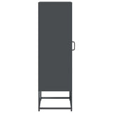 vidaXL Hoge kast 36x39x123 cm koudgewalst staal antracietkleurig