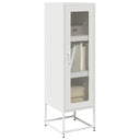 vidaXL Hoge kast 36x39x123 cm koudgewalst staal antracietkleurig