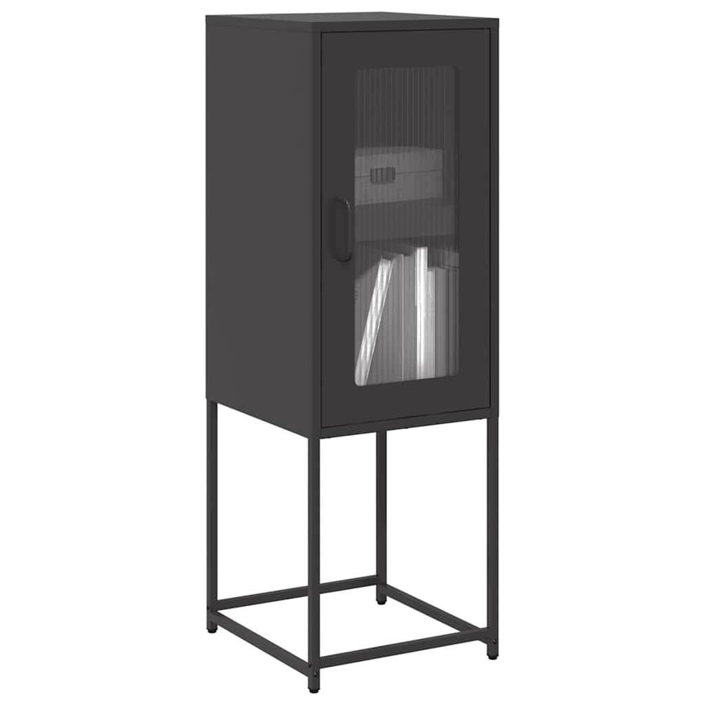 vidaXL Sideboard 36x39x107 cm cold-rolled steel black