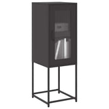 vidaXL Sideboard 36x39x107 cm cold-rolled steel black