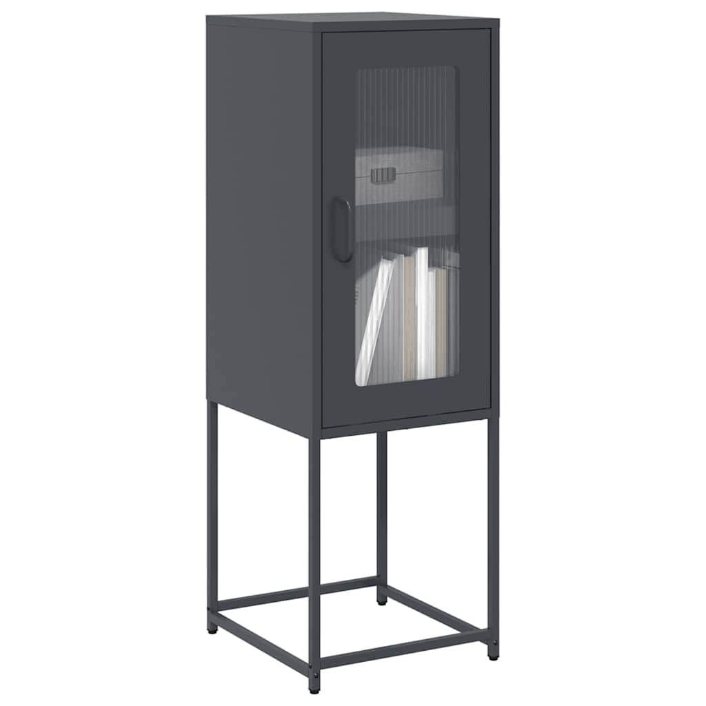 vidaXL Sideboard 36x39x107 cm cold-rolled steel black
