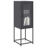 vidaXL Sideboard 36x39x107 cm cold-rolled steel black