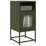 vidaXL Nightstand 36x39x78 cm cold-rolled steel black