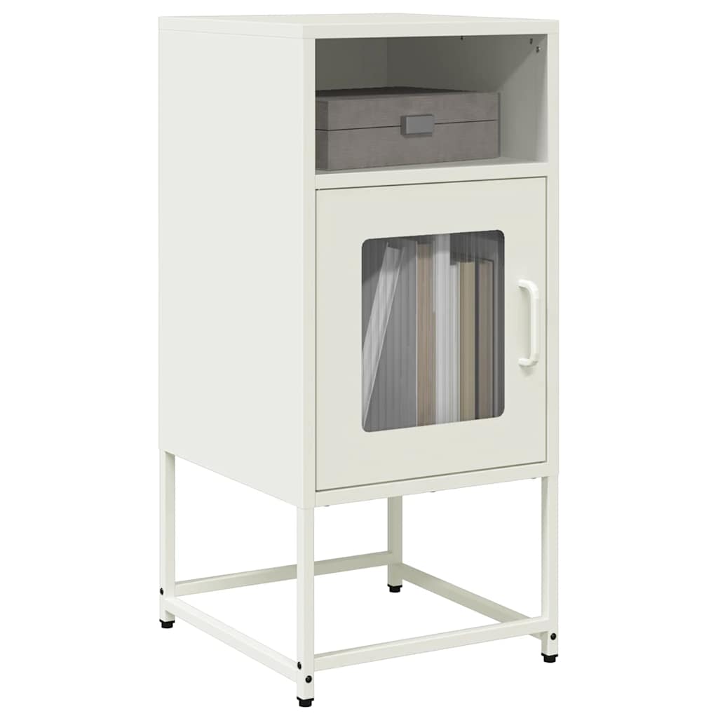 vidaXL Nightstand 36x39x78 cm cold-rolled steel black