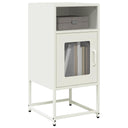 vidaXL Nightstand 36x39x78 cm cold-rolled steel black