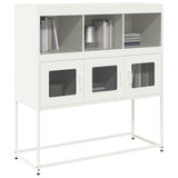 vidaXL Sideboard 100.5x39x107 cm cold-rolled steel black