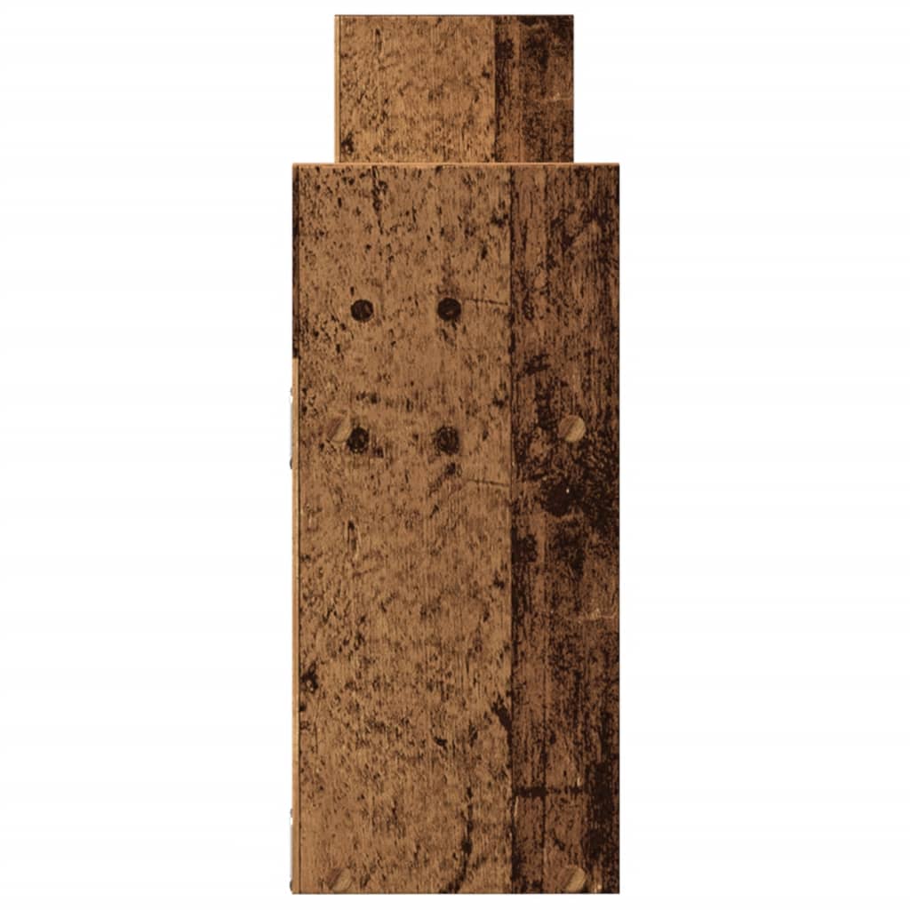 vidaXL Wall Cabinet 100x18x40 cm engineered wood black
