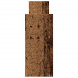 vidaXL Wall Cabinet 100x18x40 cm engineered wood black