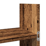 vidaXL Wall Cabinet 100x18x40 cm engineered wood black