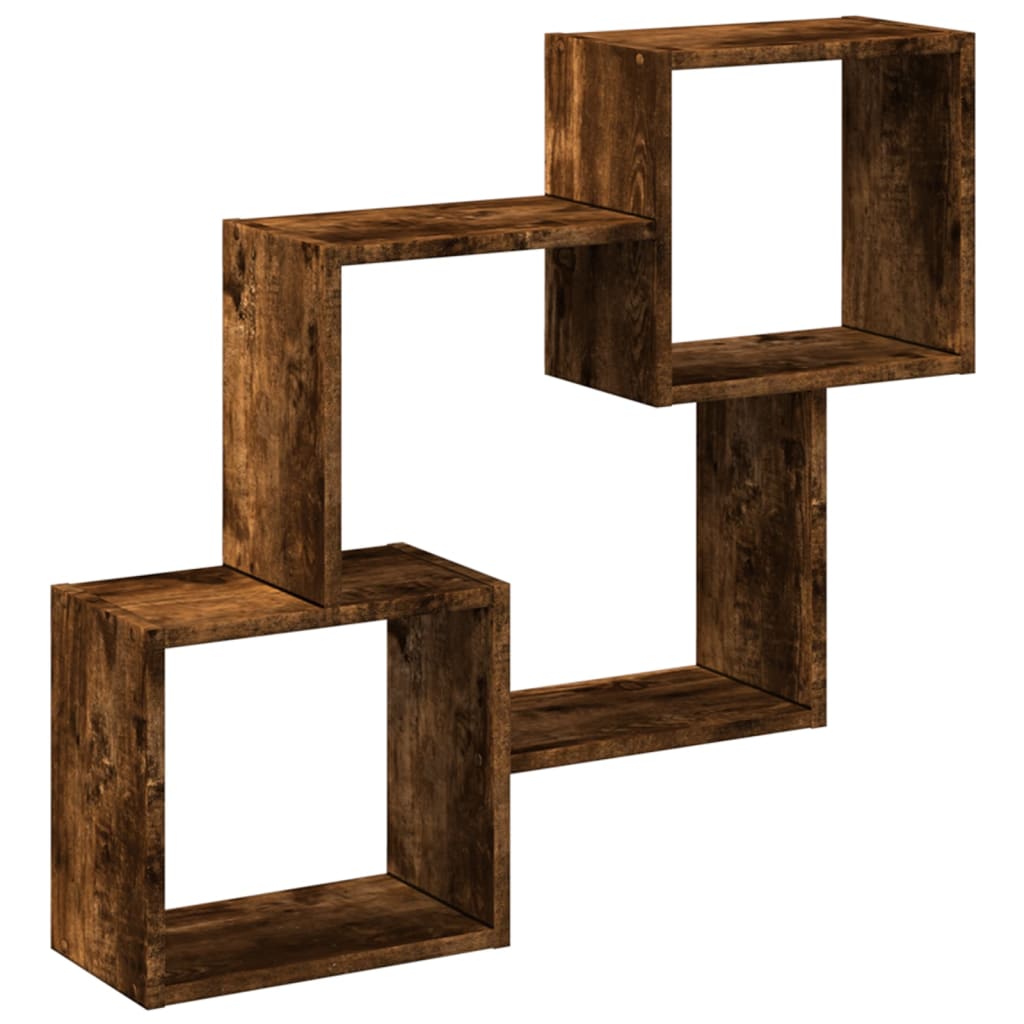 vidaXL Wandkast 78x18x71 cm bewerkt hout wit