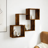 vidaXL Wandkast 78x18x71 cm bewerkt hout wit