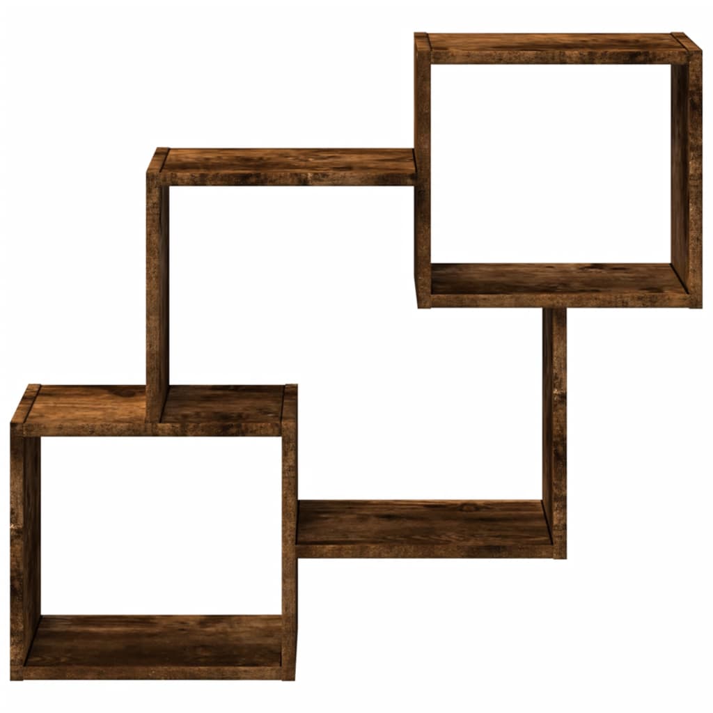 vidaXL Wandkast 78x18x71 cm bewerkt hout wit