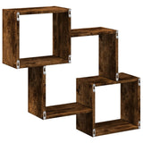vidaXL Wandkast 78x18x71 cm bewerkt hout wit