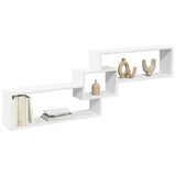 vidaXL Wall Cabinet 158x18x53 cm Engineered Wood White