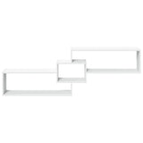 vidaXL Wall Cabinet 158x18x53 cm Engineered Wood White