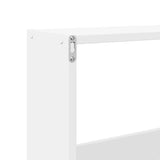 vidaXL Wall Cabinet 158x18x53 cm Engineered Wood White