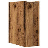 vidaXL Badkamerkast smal met wielen bewerkt hout wit