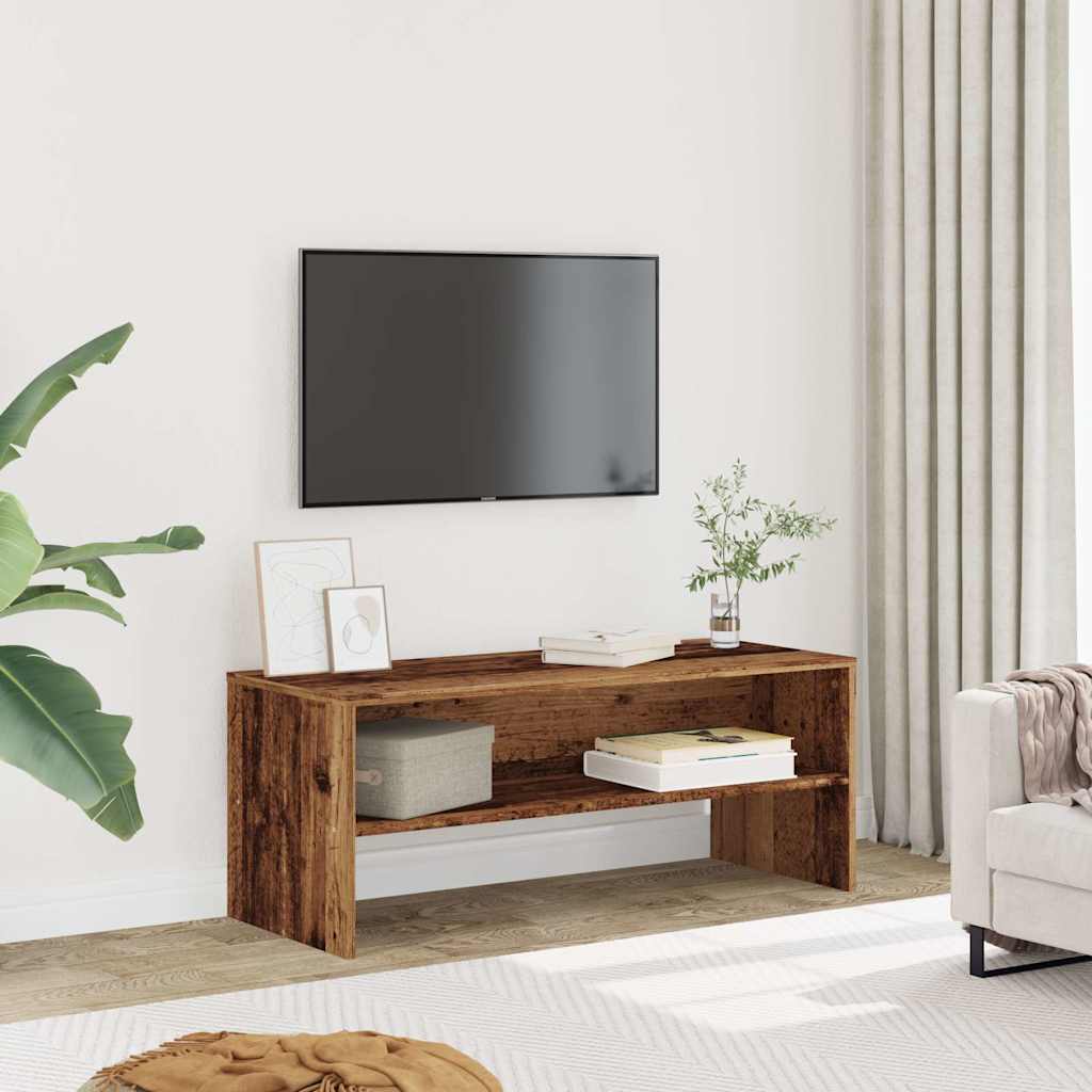 vidaXL Tv-meubel 100x40x40 cm bewerkt hout wit