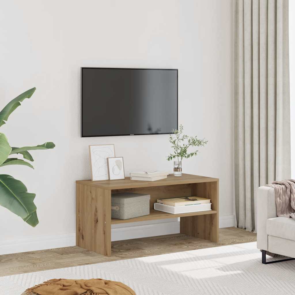 vidaXL Tv-meubel 80x40x40 cm bewerkt hout wit