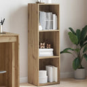 vidaXL Boekenkast/tv-meubel 36x30x114 cm bewerkt hout wit