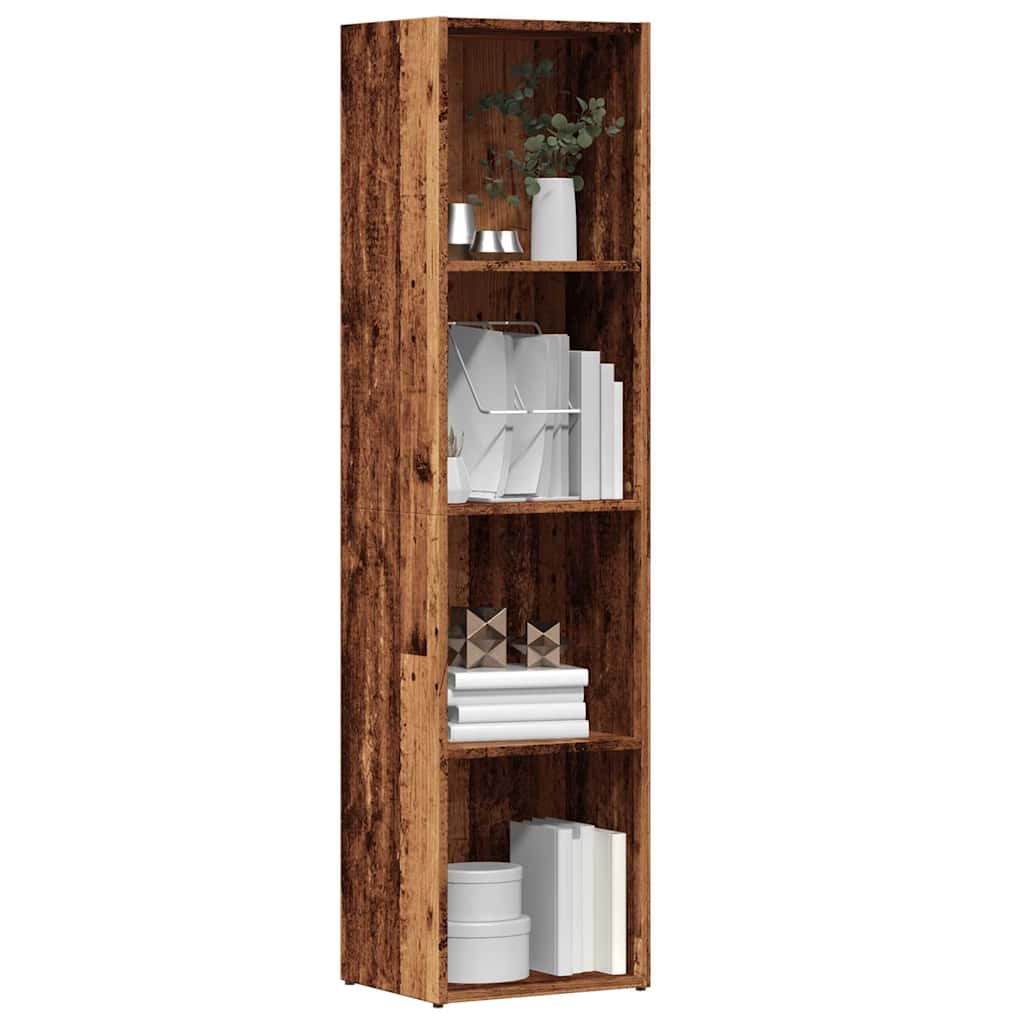 vidaXL Boekenkast/tv-meubel 36x30x114 cm bewerkt hout wit
