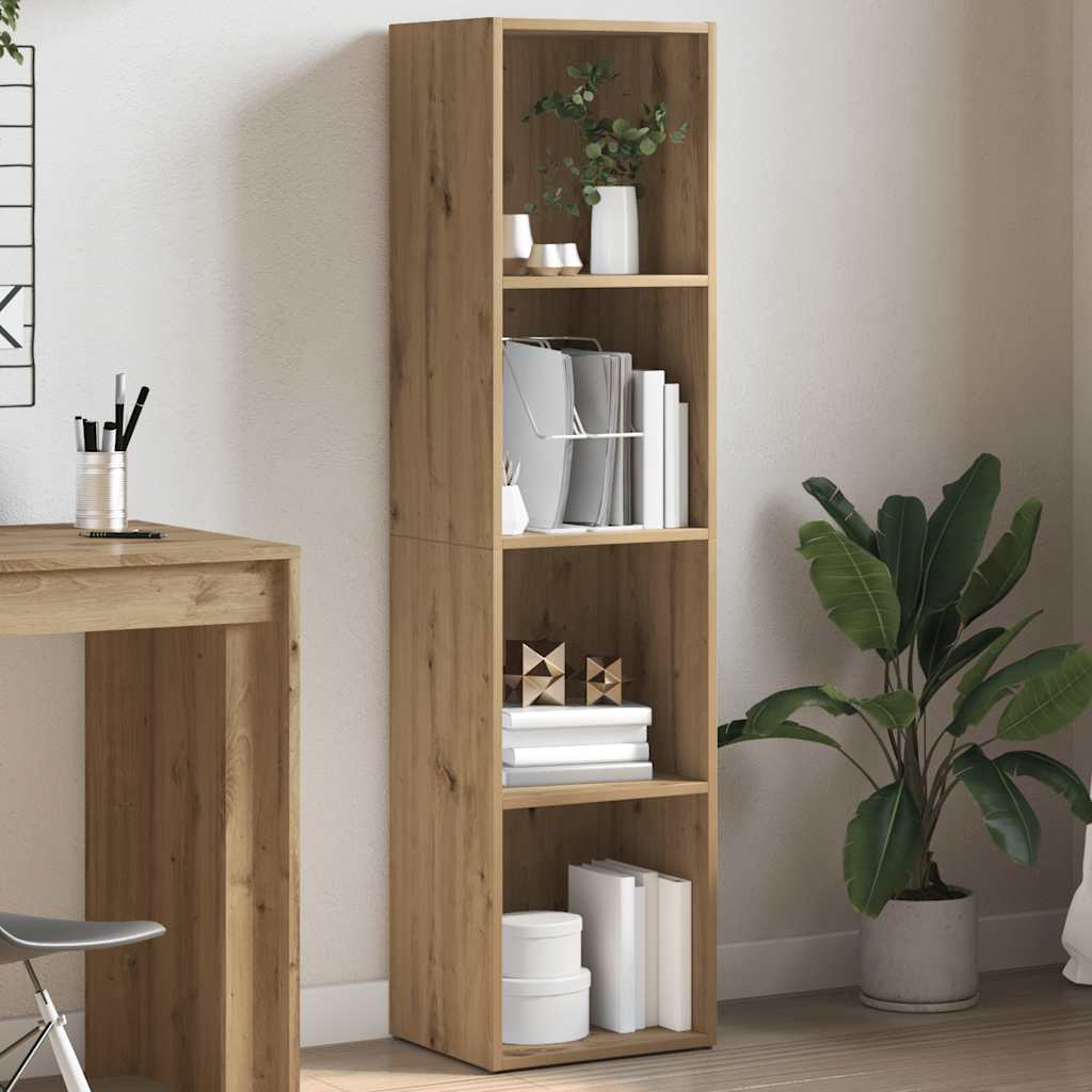 vidaXL Boekenkast/tv-meubel 36x30x114 cm bewerkt hout wit