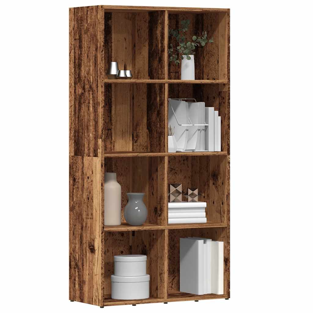 vidaXL Boekenkast/tv-meubel 36x30x114 cm bewerkt hout wit