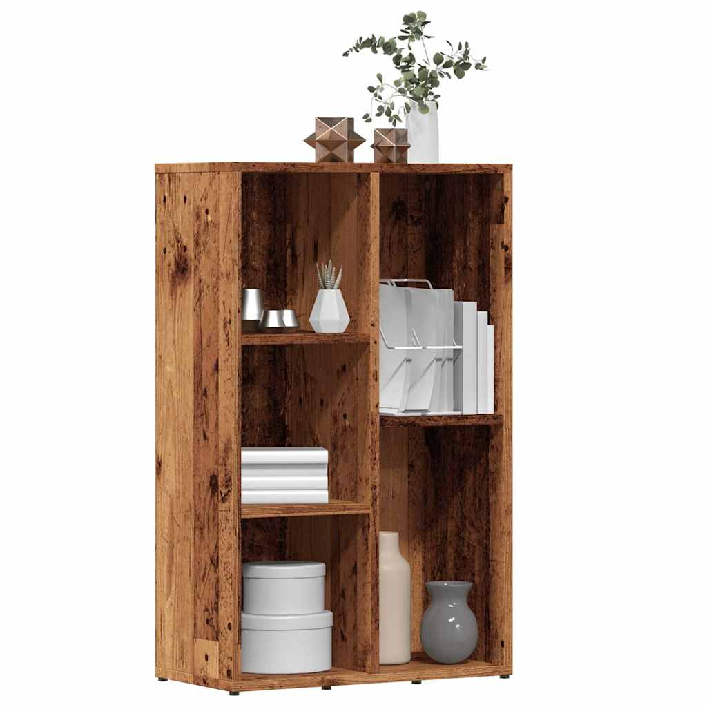 vidaXL Boekenkast/dressoir 50x25x80 cm bewerkt hout wit