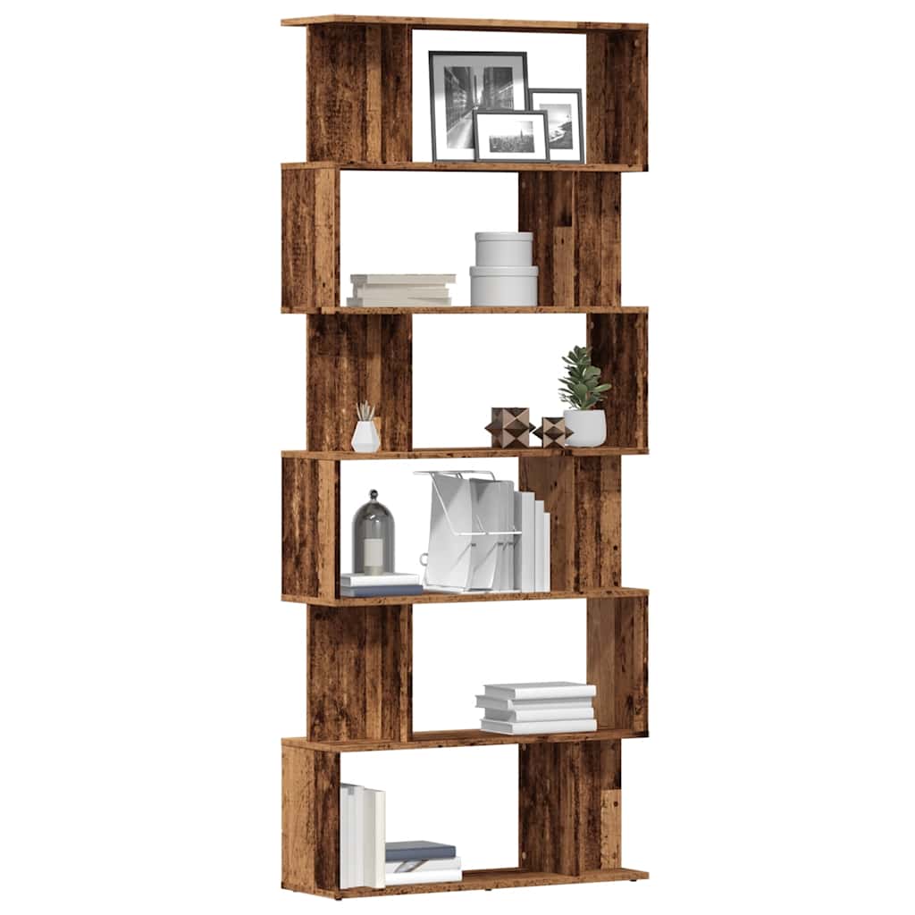 vidaXL Boekenkast / kamerscherm 80x24x192 cm bewerkt hout wit