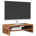 vidaXL Monitorstandaard 42x24x13 cm bewerkt hout wit