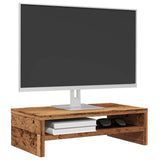 vidaXL Monitorstandaard 42x24x13 cm bewerkt hout wit