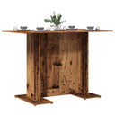 vidaXL Dining Table 110x60x75 cm Engineered Wood White