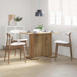 vidaXL Dining Table 110x60x75 cm Engineered Wood White