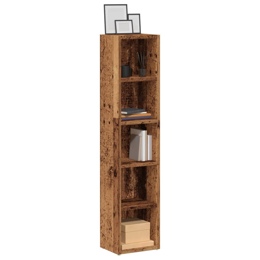 vidaXL Cd-kasten 2 st 21x16x93,5 bewerkt hout wit