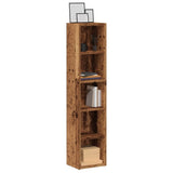 vidaXL Cd-kasten 2 st 21x16x93,5 bewerkt hout wit