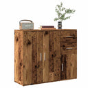 vidaXL Dressoir 91x29,5x75 cm bewerkt hout wit