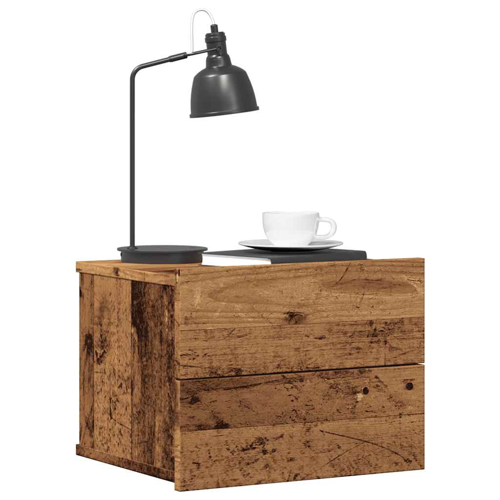 vidaXL Nachtkastje 40x30x30 cm bewerkt hout wit