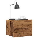 vidaXL Nachtkastje 40x30x30 cm bewerkt hout wit