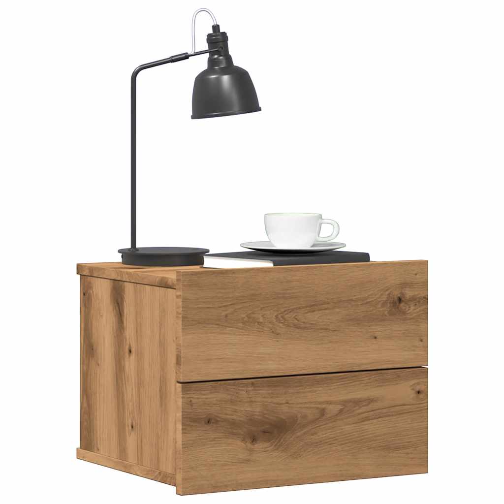 vidaXL Nachtkastje 40x30x30 cm bewerkt hout wit