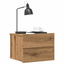 vidaXL Nachtkastje 40x30x30 cm bewerkt hout wit