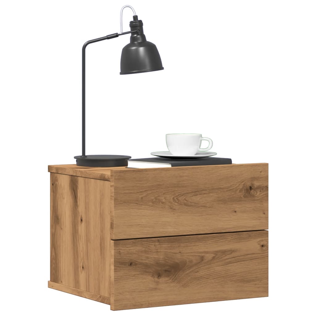 vidaXL Nachtkastje 40x30x30 cm bewerkt hout wit