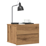 vidaXL Nachtkastje 40x30x30 cm bewerkt hout wit