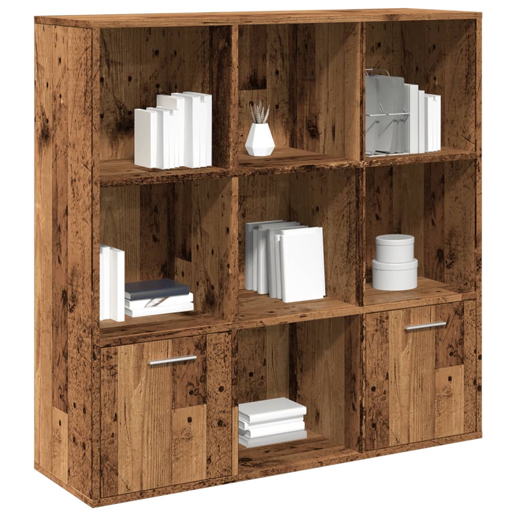 vidaXL Boekenkast 98x30x98 cm bewerkt hout wit