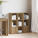 vidaXL Boekenkast 98x30x98 cm bewerkt hout wit