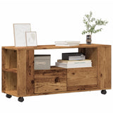 vidaXL TV cabinet 102x34.5x43 cm engineered wood white