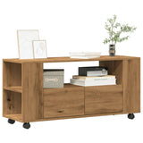 vidaXL TV cabinet 102x34.5x43 cm engineered wood white