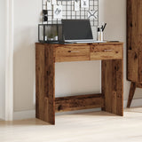 vidaXL Bureau 80x40x75 cm bewerkt hout wit